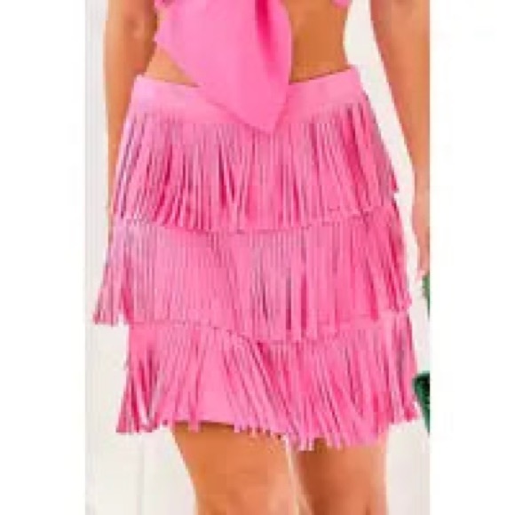 Fringe Mini Skirt - Picture 4 of 4